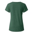 thumbnail image 4 of Pompotops T-Shirt à Col Rond et à Manches Courtes pour Femme, 4 of 5