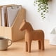 thumbnail image 1 of Estilo Moderno y Limpio: Crea Una Decoración de Caballo de Madera para El Hogar, Sala de Estar, Mueble de Tv, Mesa de Té., 1 of 6