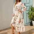 thumbnail image 7 of Hvot&aat Women's Fall Long Sleeve Dress Boho Floral Flowy Dresses Casual Tea Party Wedding Vacation Dress, 7 of 7