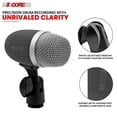thumbnail image 2 of Copper XLR Cardioid Snare/Tom Mic – 50Hz-14KHz Frequency, -53dB Sensitivity, Swivel Mount & Steel Mesh Grille for Live/Studio Drumming, 2 of 9