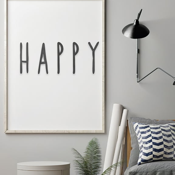 PTOOTP 6 Sheets Self Adhesive Letter Stickers for Mailbox , Decorative Alphabet Labels