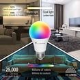 thumbnail image 2 of Lloyd's Set de 3 Focos Inteligentes RGB WiFi, Compatible con Alexa y Otros Asistentes Virtuales, Potencia: 10 Watts, 800 Lumens, Tipo de Luz: Fría y Cálida, 2 of 8