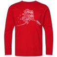 thumbnail image 3 of Inktastic Alaska Word Salad State Outline Long Sleeve Youth T-Shirt, 3 of 5