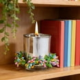 thumbnail image 4 of JHyouerji Easter Candle Rings Wreaths, Artificial Spring Berry Candle Holder Rings for Wedding Easter Party Table Centerpiece Decoration, 4 of 6