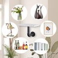 thumbnail image 5 of WZTO Floating Shelf Rack Floating Pipe Display Shelves Rustic Retro Metal Wall Shelf Organizer With Wood Planks Wall Storage Shelves for Bar delightful, 5 of 9