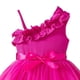 thumbnail image 3 of Vestido de Fiesta de Niñas Pendiente Hombro Mariposa Impresión Maxi con Cintura, 3D Adornado Vestido de Niño Pequeño para Vacaciones Y Ocasiones Especiales, 3 of 5