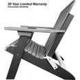 thumbnail image 4 of DuraWeather Poly® Classic King Size Folding Adirondack Chair, 4 of 5