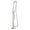 Polished Chrome, variant on Contemporary Square Freestanding Bathtub Faucet With Lever Handle for Flash Rough-In Valve, Chrome