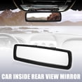 thumbnail image 2 of Unique Bargains Bling Car Rear View Mirror Shining with Faux Crystal Rhinestone Car Accessories Interior Trim for Women Green, 2 of 7