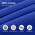 thumbnail image 6 of BIG ELEPHANT Boys Sweatpants, Cotton Sports Jogging Pants with Pockets and Drawstring, 3 pack (6-15Y), 6 of 7