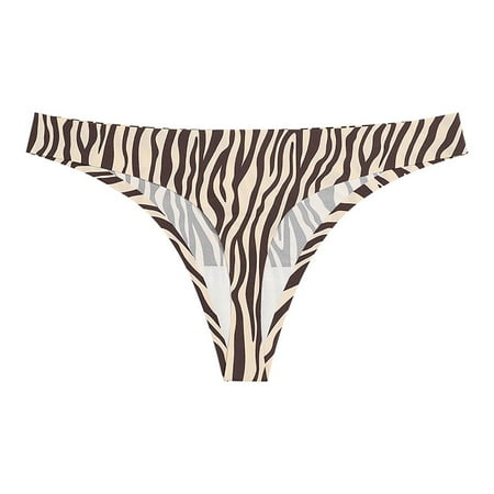 

Uorcsa Underwear Comfortable Breathable Summer Low Waist Sexy Exotic Women Panties Coffee