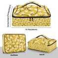 thumbnail image 3 of Iauyy Casserole Carrier for Hot Food Insulated Casserole Travel Carry Bag with Lid Food Warmer Bag for Party/Picnic,Vine Leaves, 3 of 7