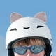 thumbnail image 5 of Casco decoración orejas ornamento duradero dibujos animados ligero casco decoraciones casco gato gris, 5 of 8
