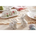 thumbnail image 5 of Lenox Butterfly Meadow Figural Porcelain Floral Bunny Salt & Pepper Shakers (2 Pack), 5 of 6