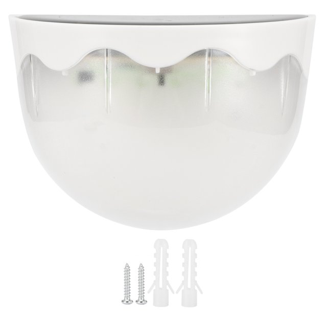 SL‑401 Solar Light Outdoor Garden Landscape Semicircular Wall Lamp Waterproof LightWhite