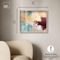 thumbnail image 4 of Crimson Tide III Shadowbox Print Abstract Decor by Art Remedy, Blonde Frame, 24 x 20, 4 of 6