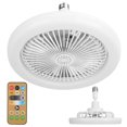 thumbnail image 1 of 10in Indoor Ceiling Fan with Light  Remote Control  3 Wind Speeds   Dimmable Dimming Light Ceiling Fan  Timing Setting  Grey, 1 of 12