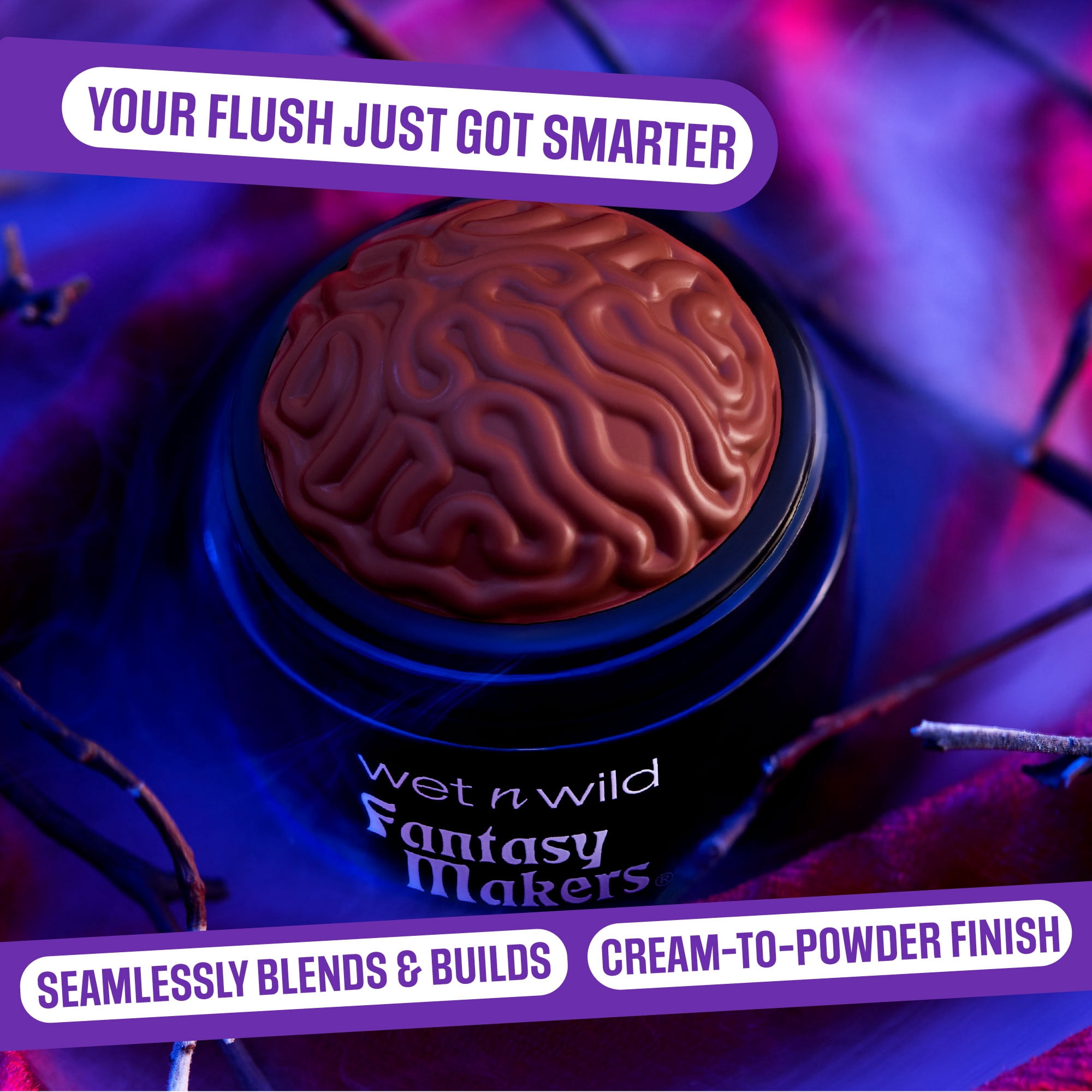 Wet N Wild Fantasy Makers Blood Blush in Pick My Brain - 0.29 OZ.