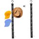 thumbnail image 3 of LOLIPPYY Rack Negro Para Gorras De Béisbol Y Organizador De Accesorios En, 3 of 8