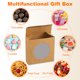 thumbnail image 5 of 32 Piezas Cajas de Embalaje de Jabón 3.1 x 3.1 x 1.2 Pulgadas Caja de Jabón de Kraft para Embalaje de Repostería, Dulces y Exhibición de Joyería (Marrón), 5 of 6