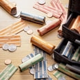 thumbnail image 3 of 1000 Flat Coin Wrappers, Dimes Coin Holder, Convenient Dime Storage Coin Wrapper - 1000 Pack, 3 of 3
