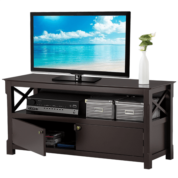 44" TV Stand Cabinet Console W/2 Doors Shelf For Living Room Storage - Walmart.com - Walmart.com