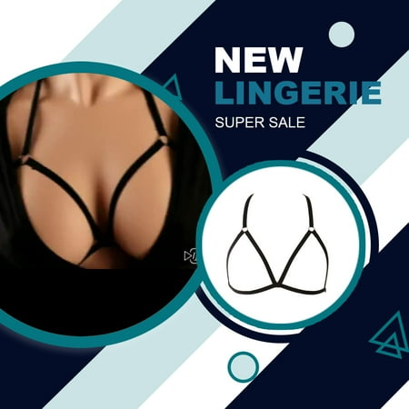

Women Harness Bra Erogenous Dating Ductility Strappy Firmness Passion Beauty Cupless Bras