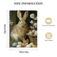 thumbnail image 2 of Acheng Easter Wall Art Cute Bunny Poster Rabbit Easter Egg Gnome Painting Jesus Canvas Prints Picture for Living Room Decor  picture 1, 2 of 5