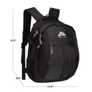 Ozark Trail 25L Adult/Teen Polyester Hiking Backpack, Black