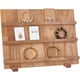 thumbnail image 1 of Exhibidor de pendientes de 3 niveles, estantes extraíbles de madera para joyería., 1 of 9