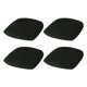 thumbnail image 1 of Funda elástica para silla de comedor Macarena Protector de Cojín de Escritorio Negro, 1 of 8