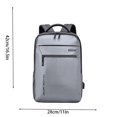 thumbnail image 2 of 1pc Fashion Casual High School Student College Student Bag Large Capacity Business Computer Backpack, 2 of 5