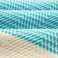 thumbnail image 4 of Mykonos Turkish Hand Towel Set of 2 - 40x19 Inches 100% Pure Cotton Exclusive Decorative Hand Towels for Bathroom, Kitchen, Face, Hair, Tea Towel, Dishtowel, Yoga, Gym, Farmhouse Decor (Turquoise), 4 of 12