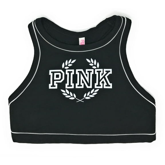 Victoria's Secret PINK Logo Bra Top High Neck
