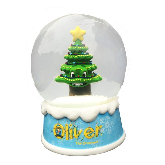 Oliver the Ornament Musical Snow Globe Frasier