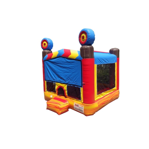 JumpOrange Outdoor Inflatable Bounce House with  Blower Commercial Grade for Kids and Adults