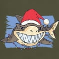 thumbnail image 3 of CafePress - Christmas Shark T Shirt - Men's Classic Graphic Cotton T-Shirt, 3 of 4