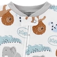 thumbnail image 4 of Mameluco Child of Mine Blanco 3T Tela estampada de animales, 4 of 4