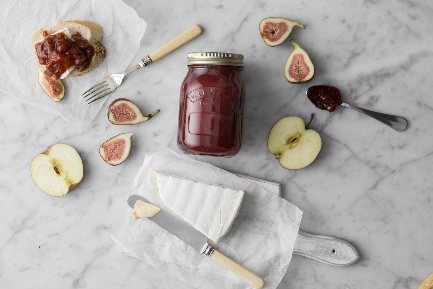 Kilner Pots mason en verre à ouverture régulière avec couvercles scellés, 500ml