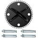thumbnail image 1 of Soporte de pared y techo para entrenador de suspensión de acero inoxidable. Uso para entrenamiento de fuerza con peso corporal, columpio de yoga (negro) JM, 1 of 5