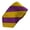 Gold Purple, variant on Men's 1-Inch College Stripe Woven 2.75 inch Width Slim Neck Tie - Red Navy