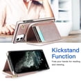 thumbnail image 3 of Funda tipo cartera para iPhone 11 con tarjetero y correa para el hombro para mujer, 3 of 5