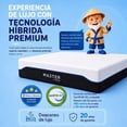 thumbnail image 4 of Colchón Matrimonial Sensei Máster  Memory Foam Híbrido Suave Premium  en Caja, 4 of 7
