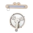 thumbnail image 1 of 2x Montessori DIY Busy Board Accessories Sensory Toy Hand Crank Gear and Zipper Preschool Toys Educational Toys Motor Skills Kids Zulema Material de tablero ocupado, 1 of 8