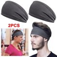 thumbnail image 1 of [611121 Caliente Color] Diadema Deportiva Absorbente Sudor para Correr Fitness Bufanda para La Frente Diadema Diadema para Ejercicios Al Aire Libre Europeo Y Americano (gris Oscuro), 1 of 5