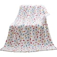 thumbnail image 3 of Kate Aurora Ice Cream Sprinkles Galore Kids Oversized Accent Throw Blanket - 50 in. x 70 in., 3 of 4