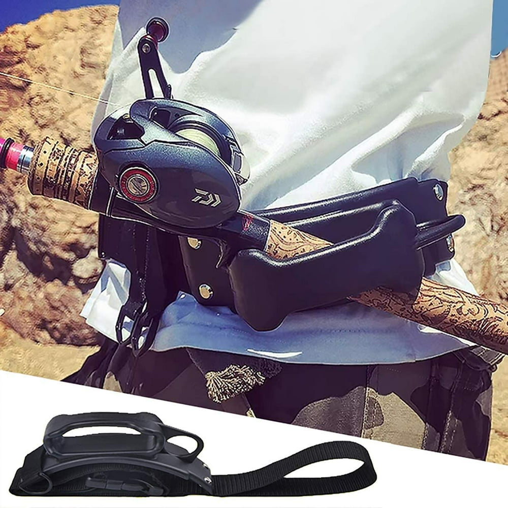 Windfall Fly Fishing 3rd Hand Rod Holder, Adjustable Support Waist Belt Rod Holder Clip, Wading