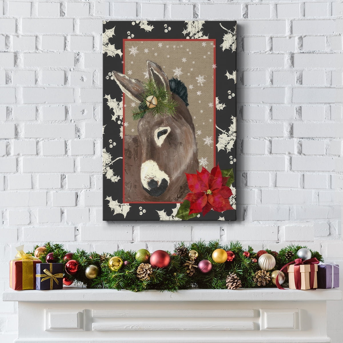 County Christmas Farm III- Gallery Wrapped Canvas