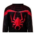 thumbnail image 6 of Marvel Spider-Man Miles Morales Union Suit Adult One Piece Hooded Pajamas, 6 of 6