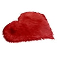 thumbnail image 3 of Alfombras De Sintética Comort Suave Alfombril De Piso Pequeña Shaggy ín De Asiento 40x50cm rojo perfecl Alfombrillas ovaladas, 3 of 6